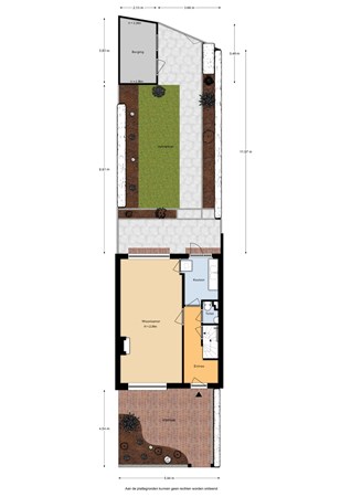 Floorplan - Erasmuslaan 5, 3314 AB Dordrecht